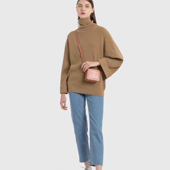 French designer A.P.C. Mini Louisette Leather Bag in Powder Pink BNWT + Dustbag - Picture 16 of 16